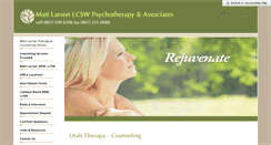 Desktop Screenshot of mattlarsontherapy.com