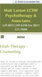 Mobile Screenshot of mattlarsontherapy.com